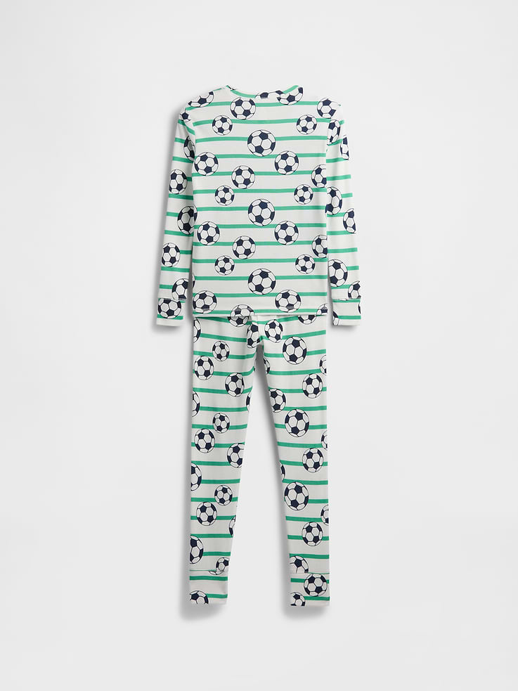 Image number 2 showing, Kids Organic Brushed Cotton PJ Set