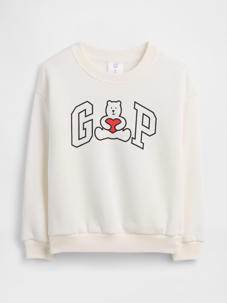 Image number 1 showing, babyGap Relaxed Logo Crewneck Sweatshirt