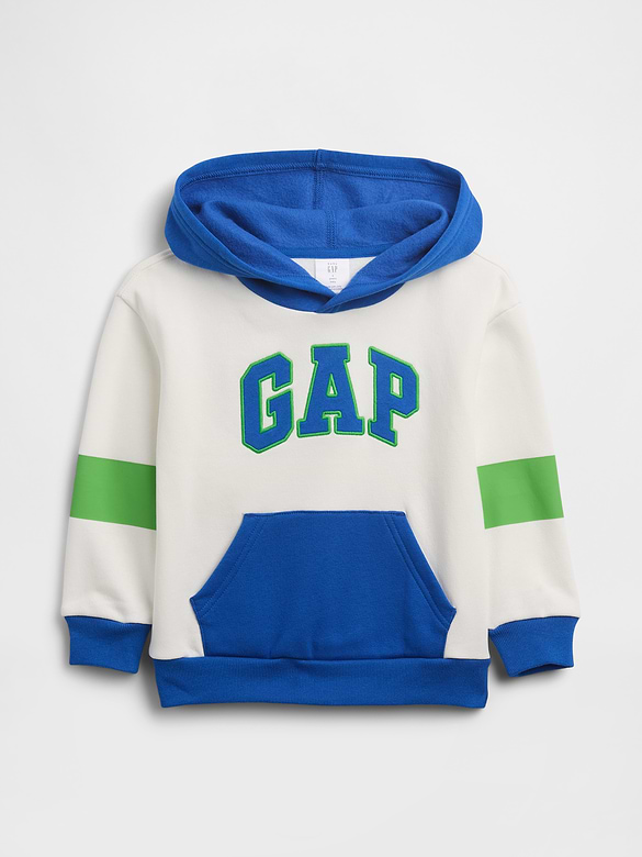 babyGap Relaxed Colorblock Logo Hoodie