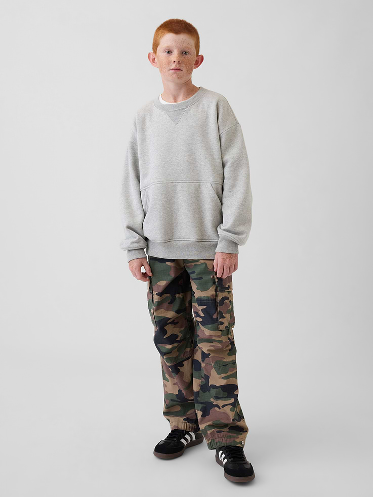 Image number 4 showing, Kids VintageSoft Relaxed Crew Sweatshirt