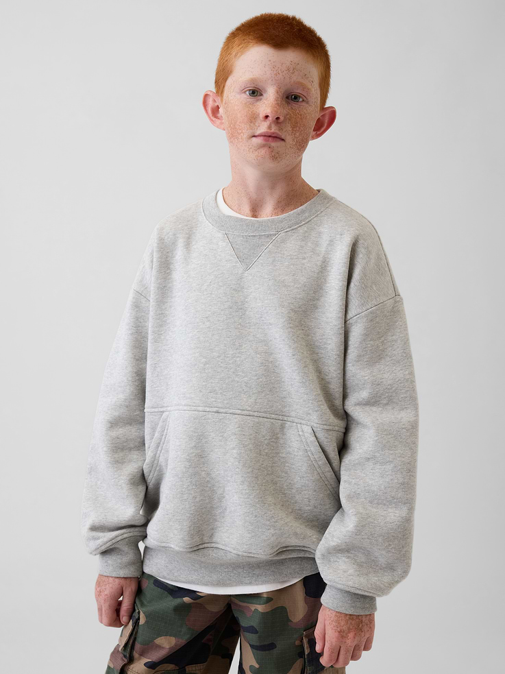 Image number 1 showing, Kids VintageSoft Relaxed Crew Sweatshirt