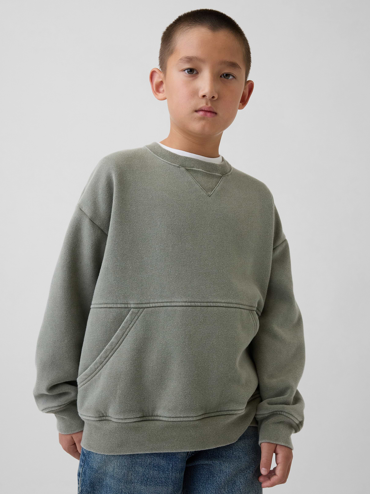 Kids VintageSoft Relaxed Crew Sweatshirt