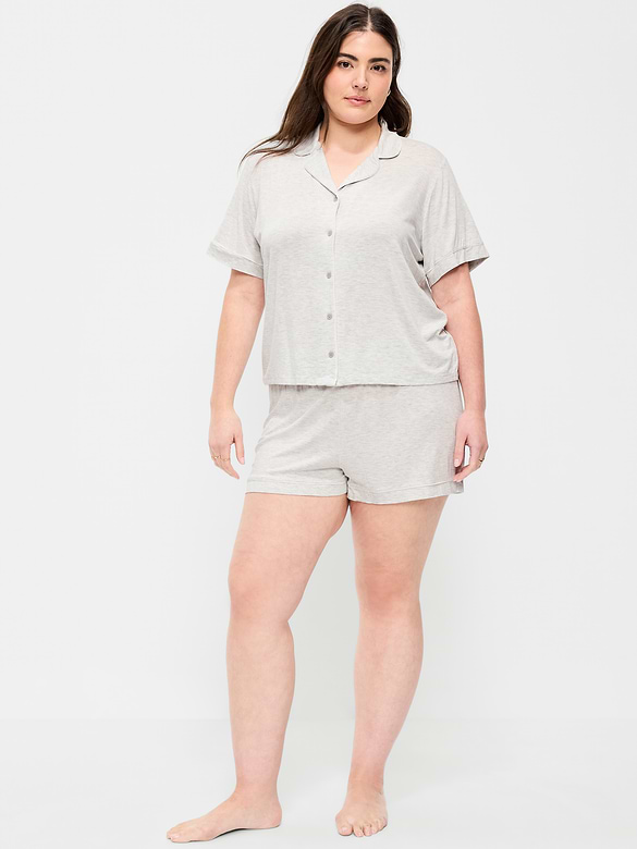 Sunday Sleep Knit Jersey Short Set