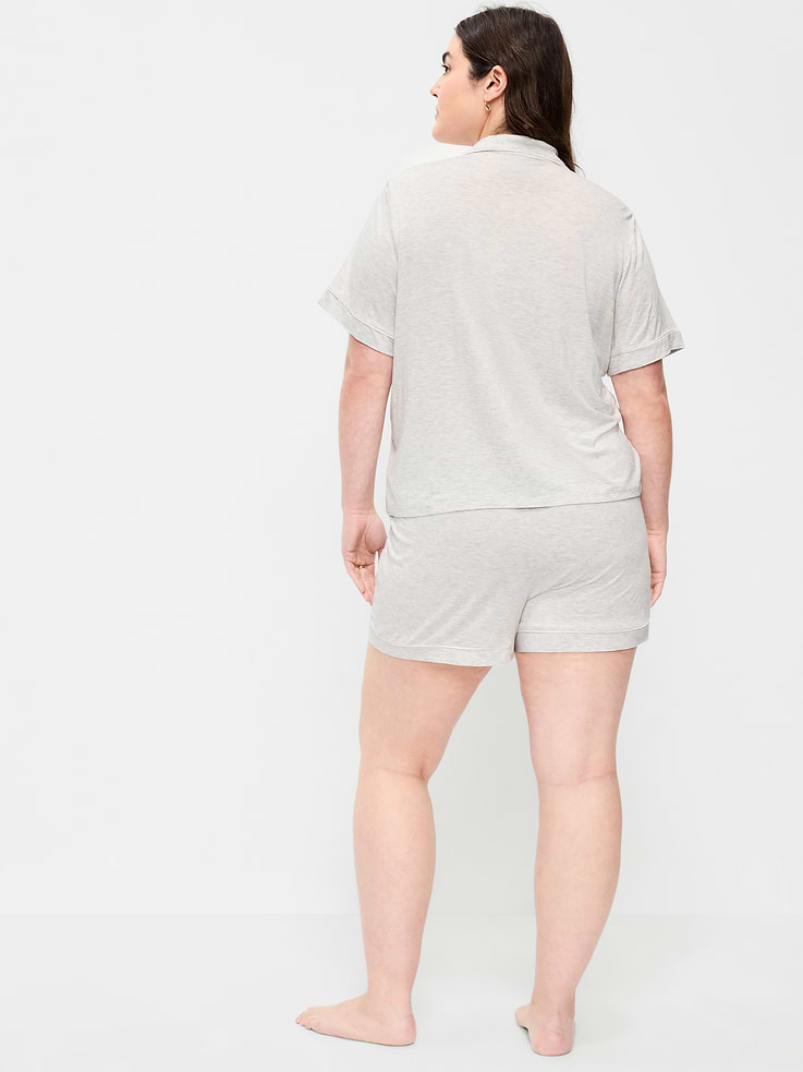 Image number 6 showing, Sunday Sleep Knit Jersey Short Set