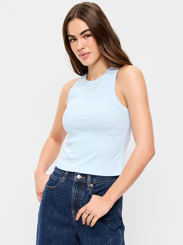 Camisole courte moulante