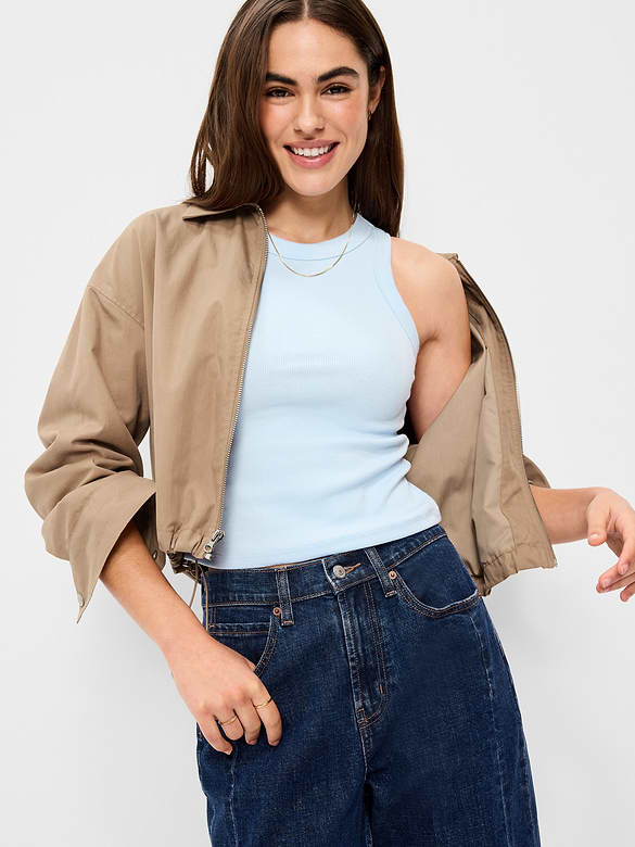 Camisole courte moulante