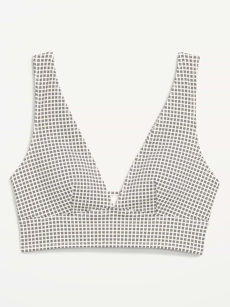 Image number 4 showing, Pique Longline Bikini Swim Top