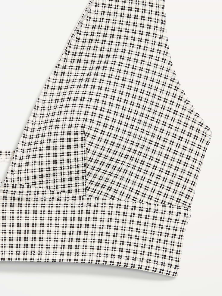 Image number 9 showing, Pique Longline Bikini Swim Top