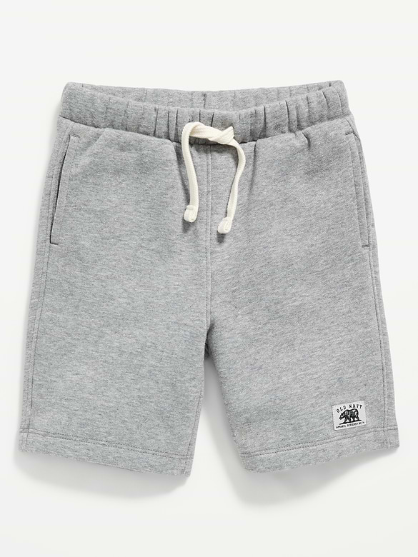 Logo-Graphic Fleece Jogger Shorts for Toddler Boys