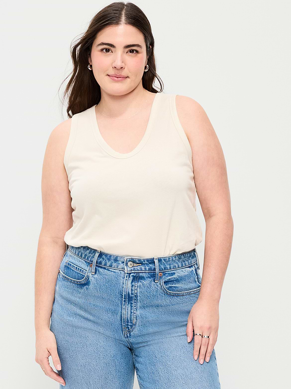 Camisole décontractée à encolure dégagée