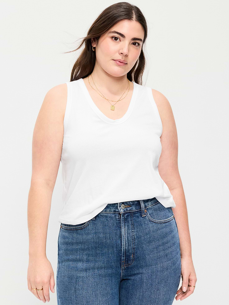 Image number 5 showing, Relaxed Scoop-Neck Tank Top