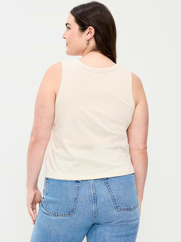 Camisole décontractée à encolure dégagée