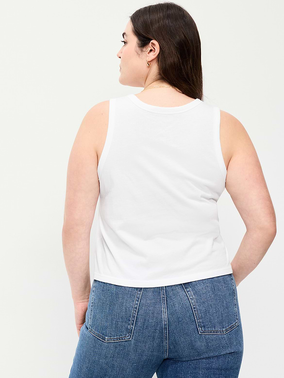 Camisole décontractée à encolure dégagée