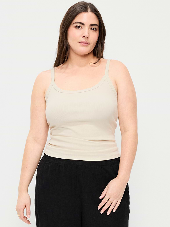 Camisole en tricot côtelé
