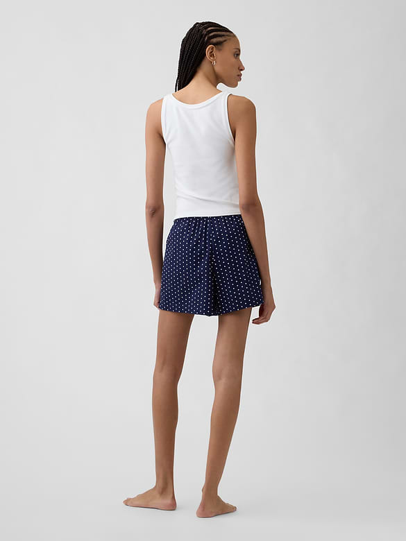 Poplin PJ Shorts