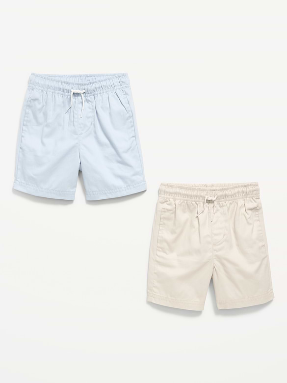 Loose Twill Dock Shorts 2-Pack for Toddler Boys
