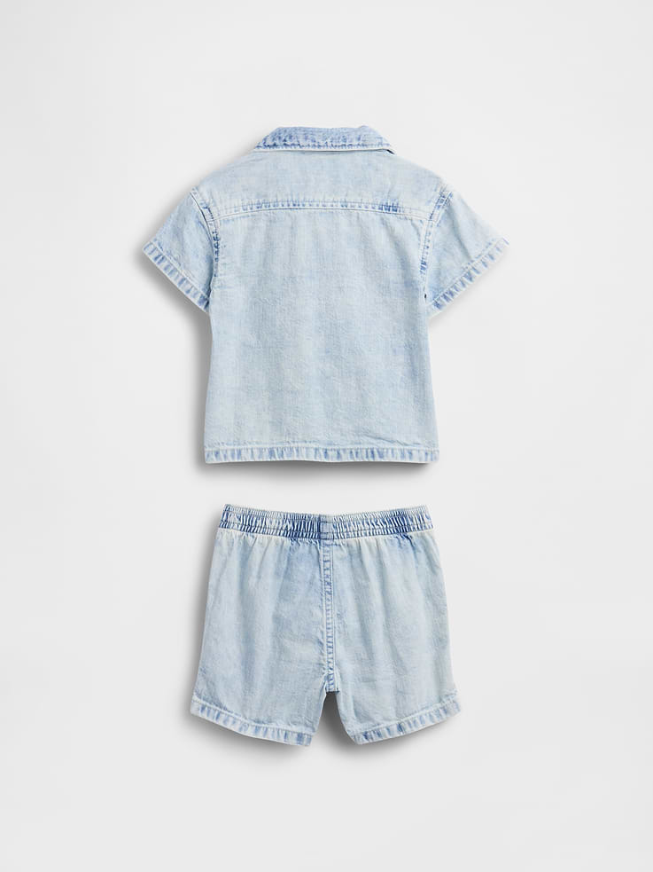 Image 2 de 3, Ensemble en denim pour Bébé
