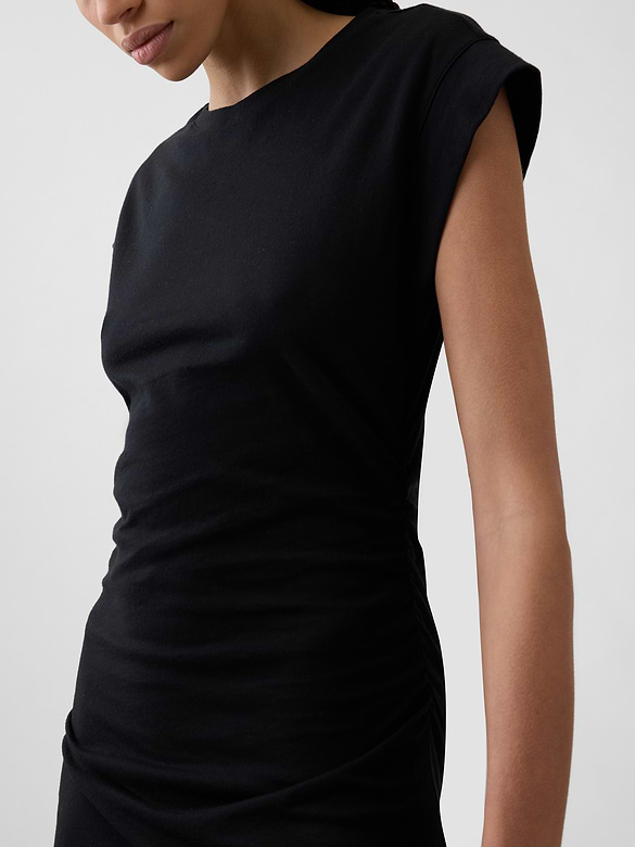 Ruched Jersey Mini Dress