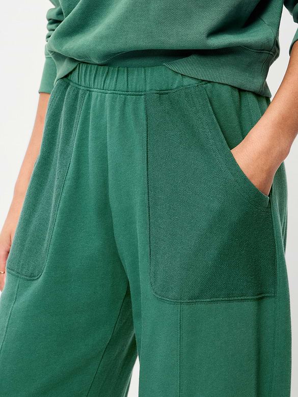 Mid-Rise SoComfy Seamed Barrel Sweatpants