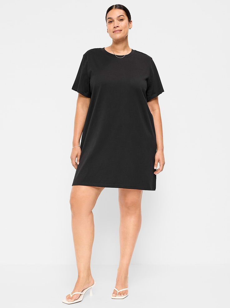 Image number 8 showing, Vintage Crew-Neck Mini T-Shirt Dress