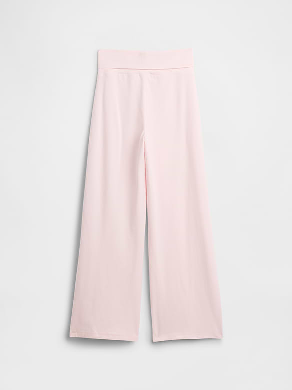 Kids Stretch Jersey Foldover Leggings