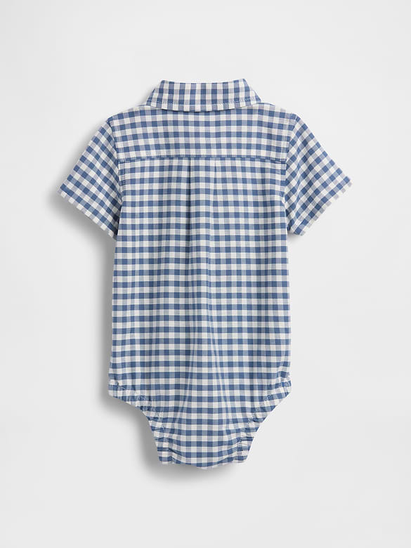 Baby Gingham Oxford Bodysuit