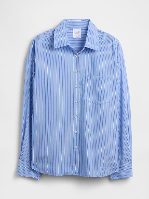 Oversized Shirt in Poplin