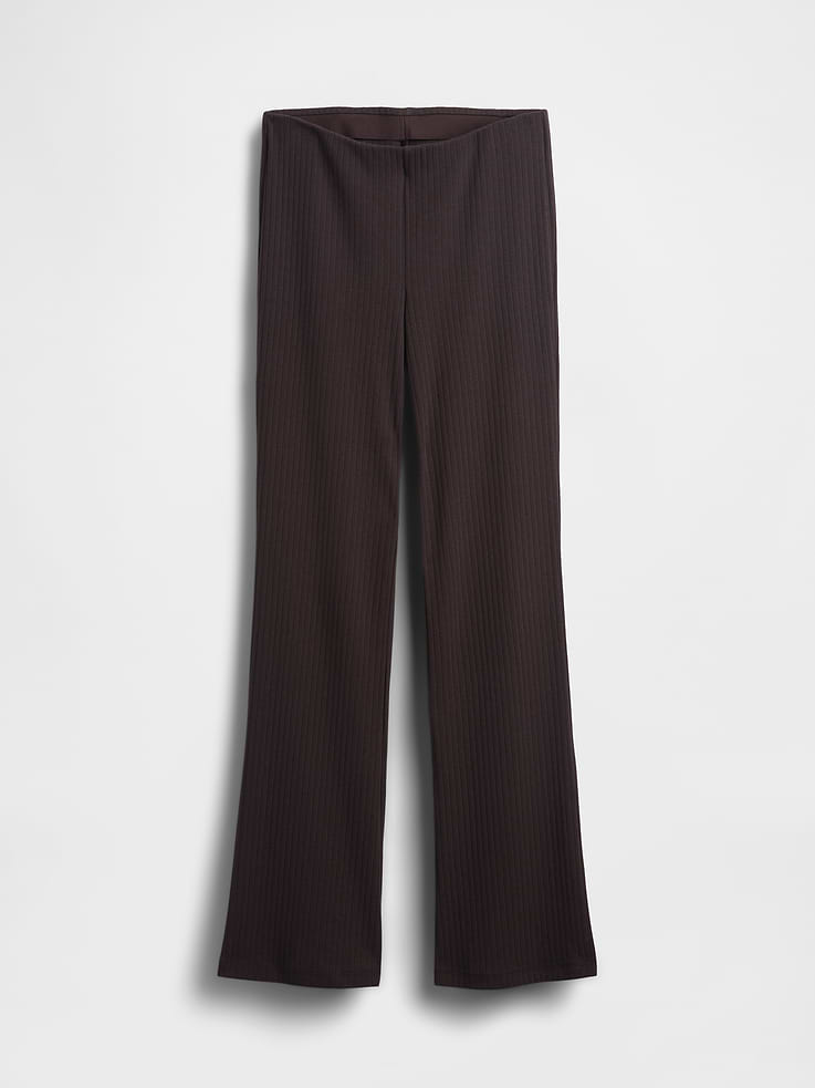 L'image numéro 5 présente Pantalon évasé moderne à côtes larges