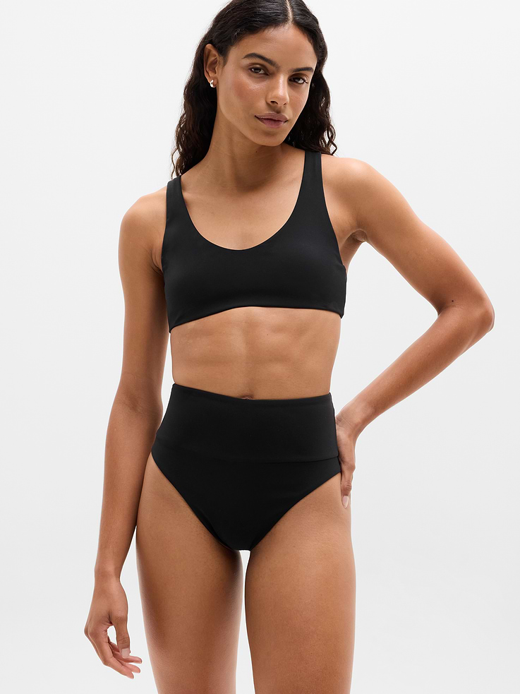 Image number 1 showing, Ultra High Waist Cheeky Swim Bottom