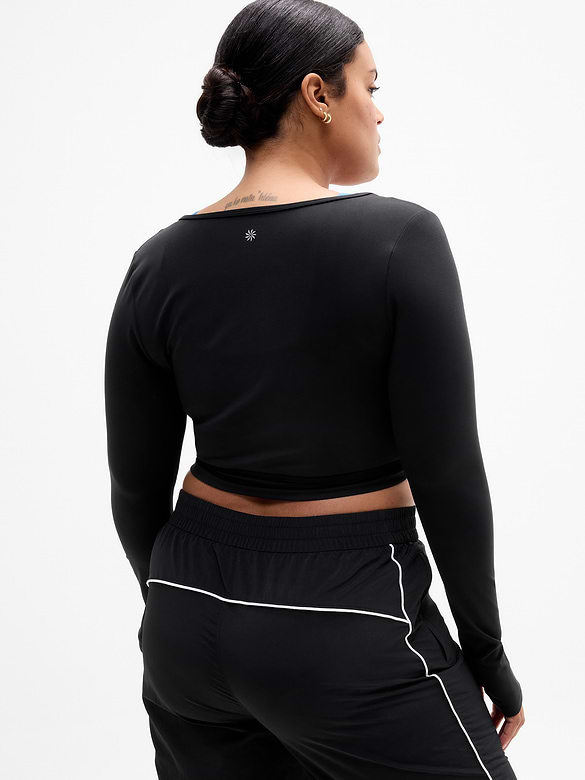 Transcend Wrap Crop Top