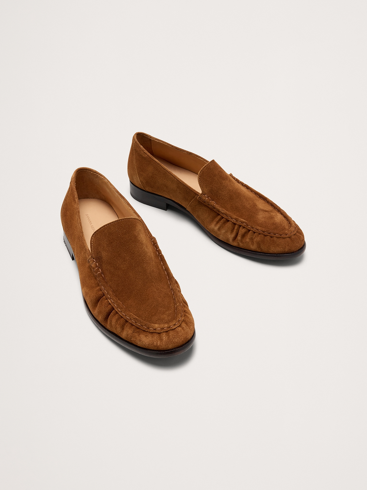 Suede Moc-Toe Loafer | Banana Republic