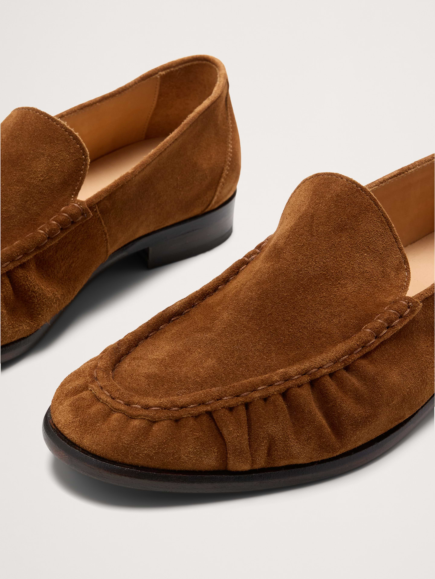 Image number 6 showing, Suede Moc-Toe Loafer