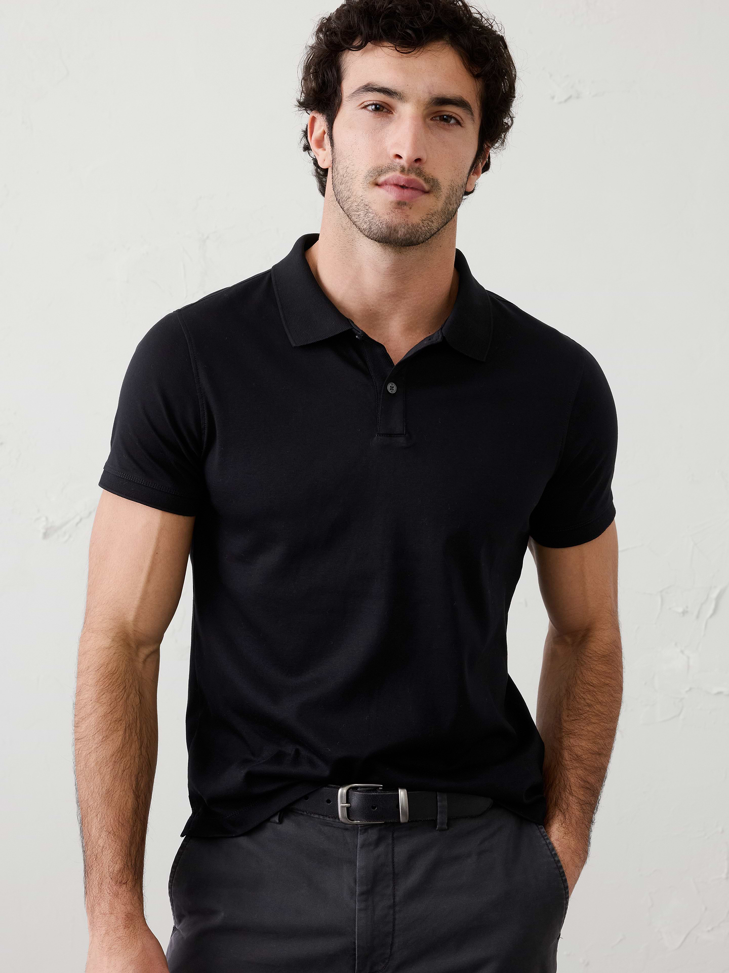 Image number 1 showing, Slim Luxe Touch Polo