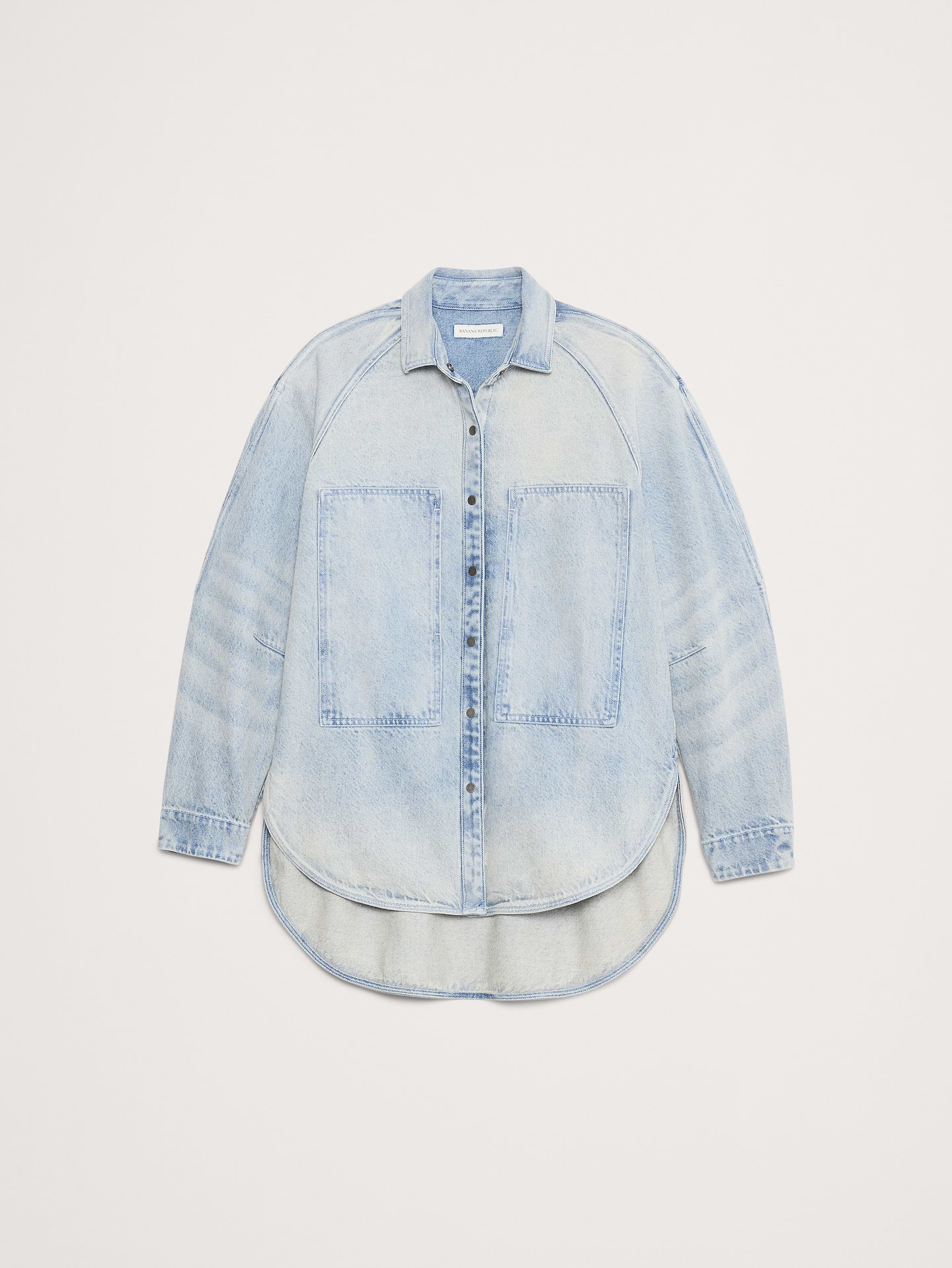 Image number 8 showing, Oversized Denim Utility Pocket Shirt