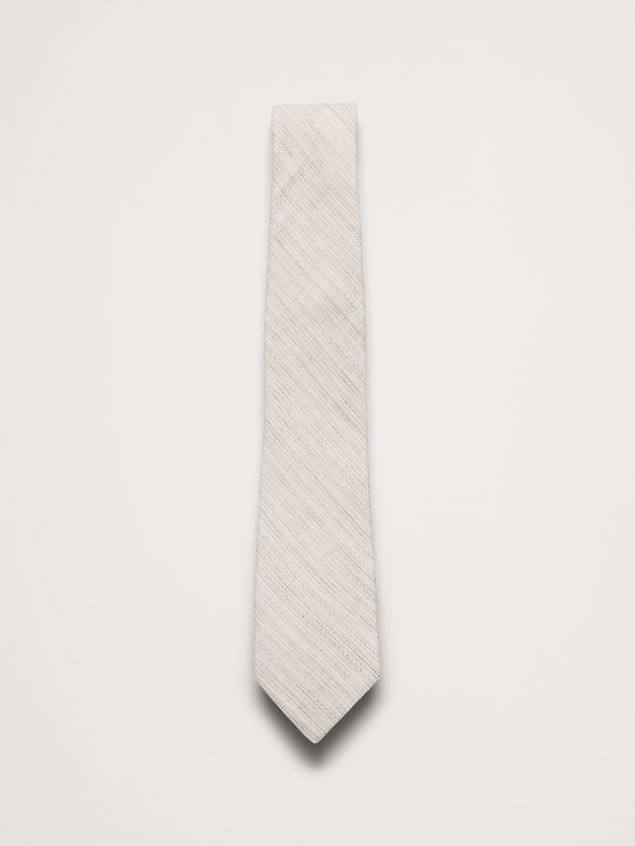 Linen-Cotton Slub Tie