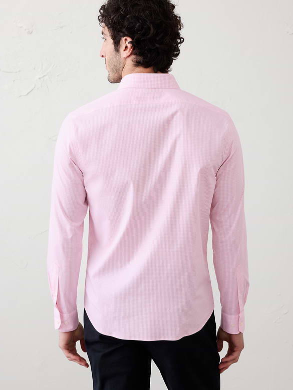 Slim-Fit Untucked Dress Shirt