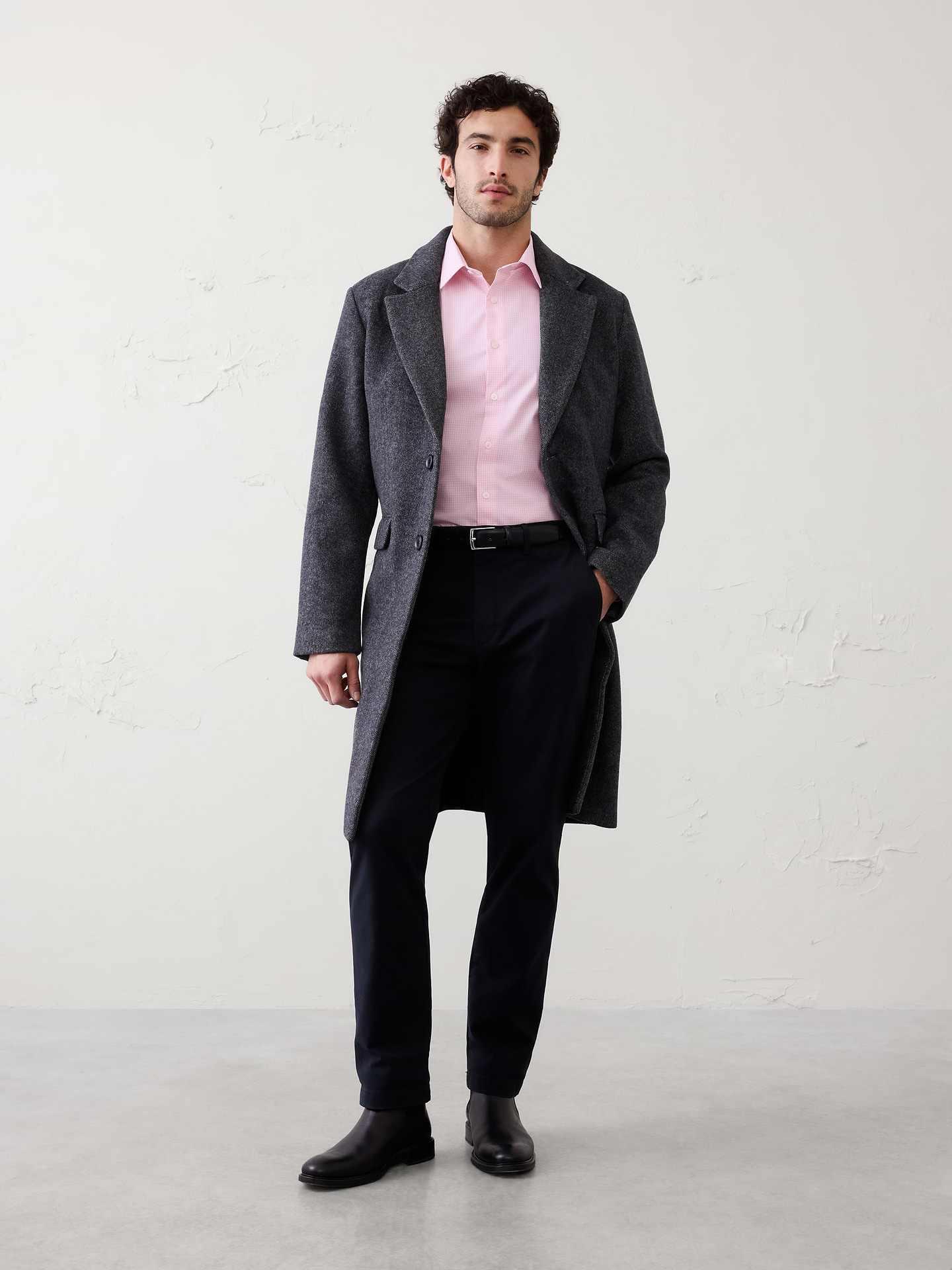 Image number 6 showing, Slim-Fit Untucked Dress Shirt