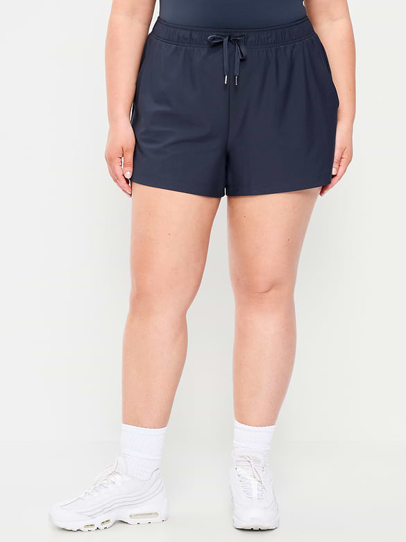 Short PowerSoft à taille haute, entrejambe de 9 cm