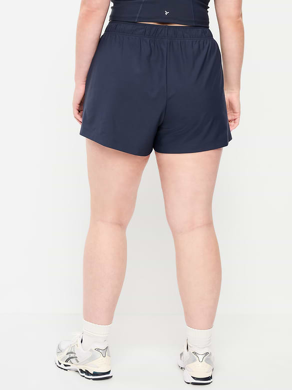 Short PowerSoft à taille haute, entrejambe de 9 cm