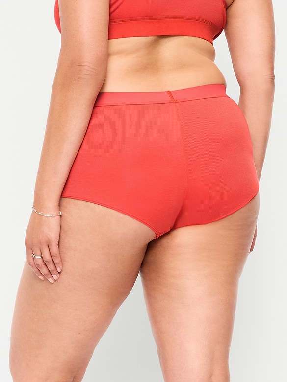 Ribbed Hipster Underwear
