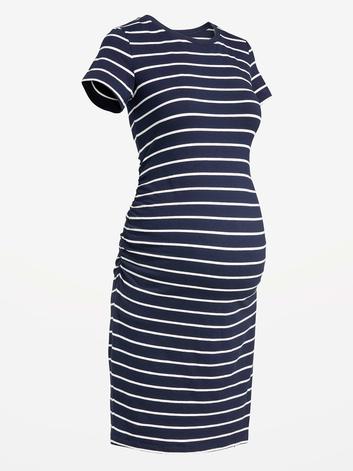 Image number 2 showing, Maternity Short-Sleeve Bodycon Dress