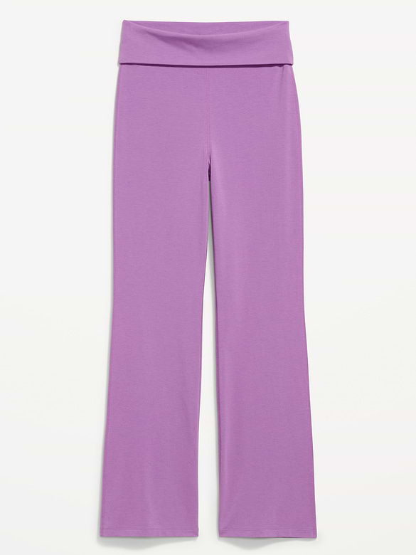 Legging semi-évasé à taille haute rabattable PowerChill