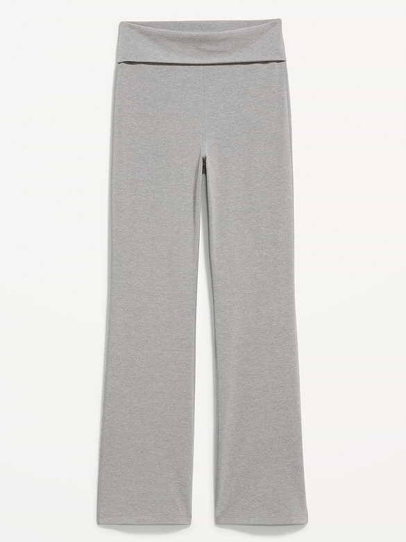 High-Waisted PowerChill Fold-Over Bootcut Leggings