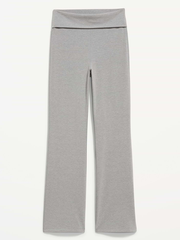 Image number 3 showing, High-Waisted PowerChill Fold-Over Bootcut Leggings