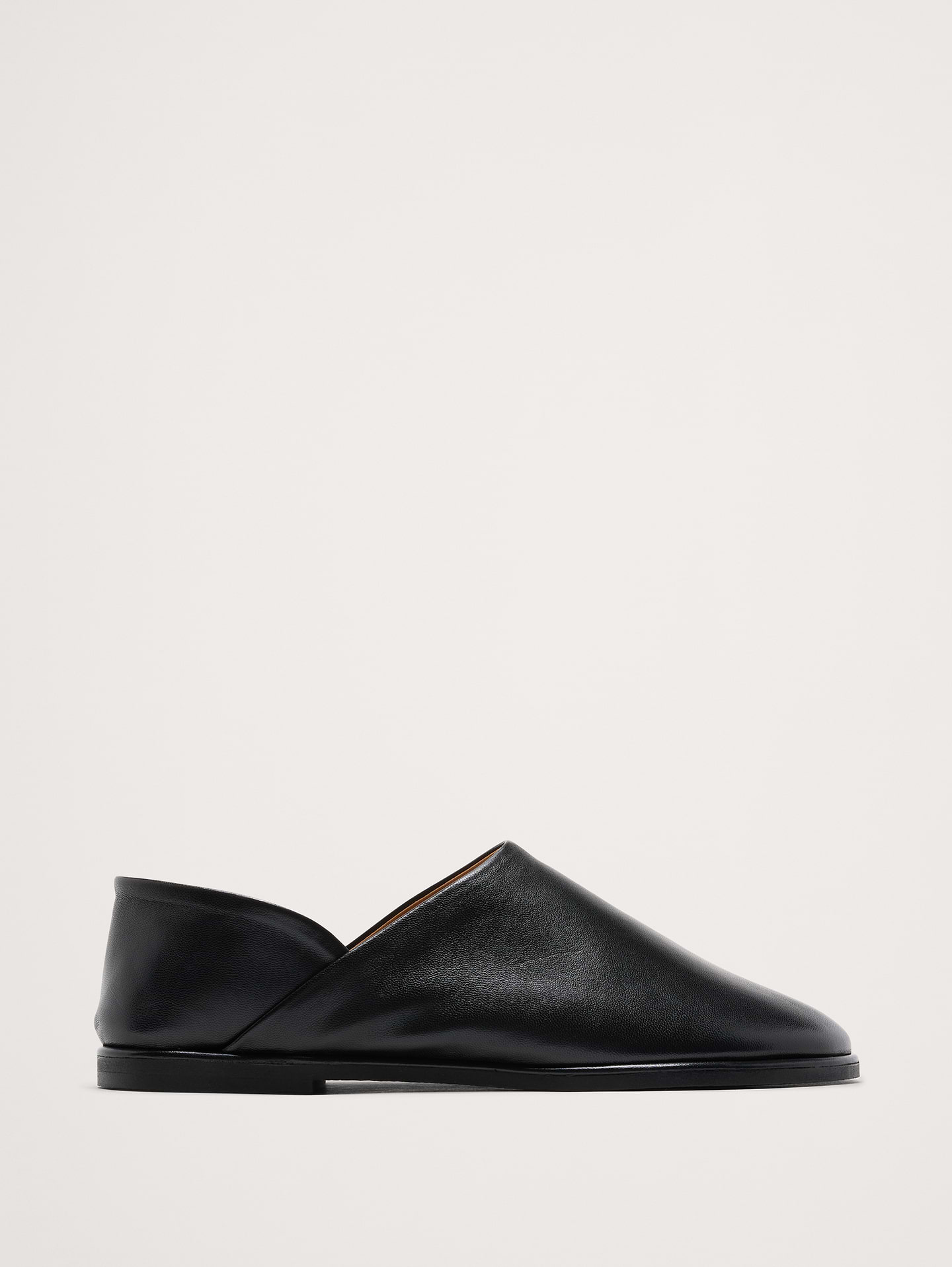Image number 1 showing, Italian Leather Slip-On Flats