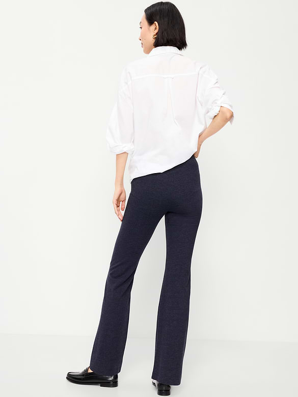 High-Waisted Fashion Flare Leggings