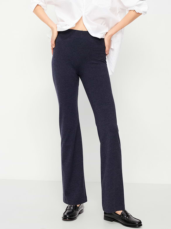 High-Waisted Fashion Flare Leggings