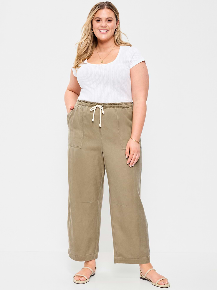 Image number 8 showing, High-Waisted Utility Ankle Pants