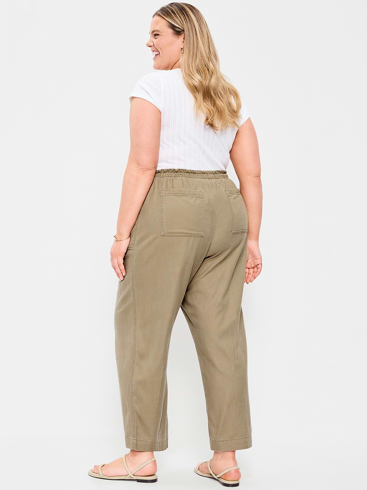 Image number 9 showing, High-Waisted Utility Ankle Pants