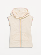 Image number 1 showing, Hooded Terry Swim Cover-Up for Toddler Girls